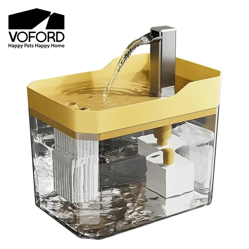 Automatic Cat Water Drinking Fountain Dispenser for Pet Water Fountain Filter Non-Slip Automatic Indoor Cat Water Bowl Anti-Slip