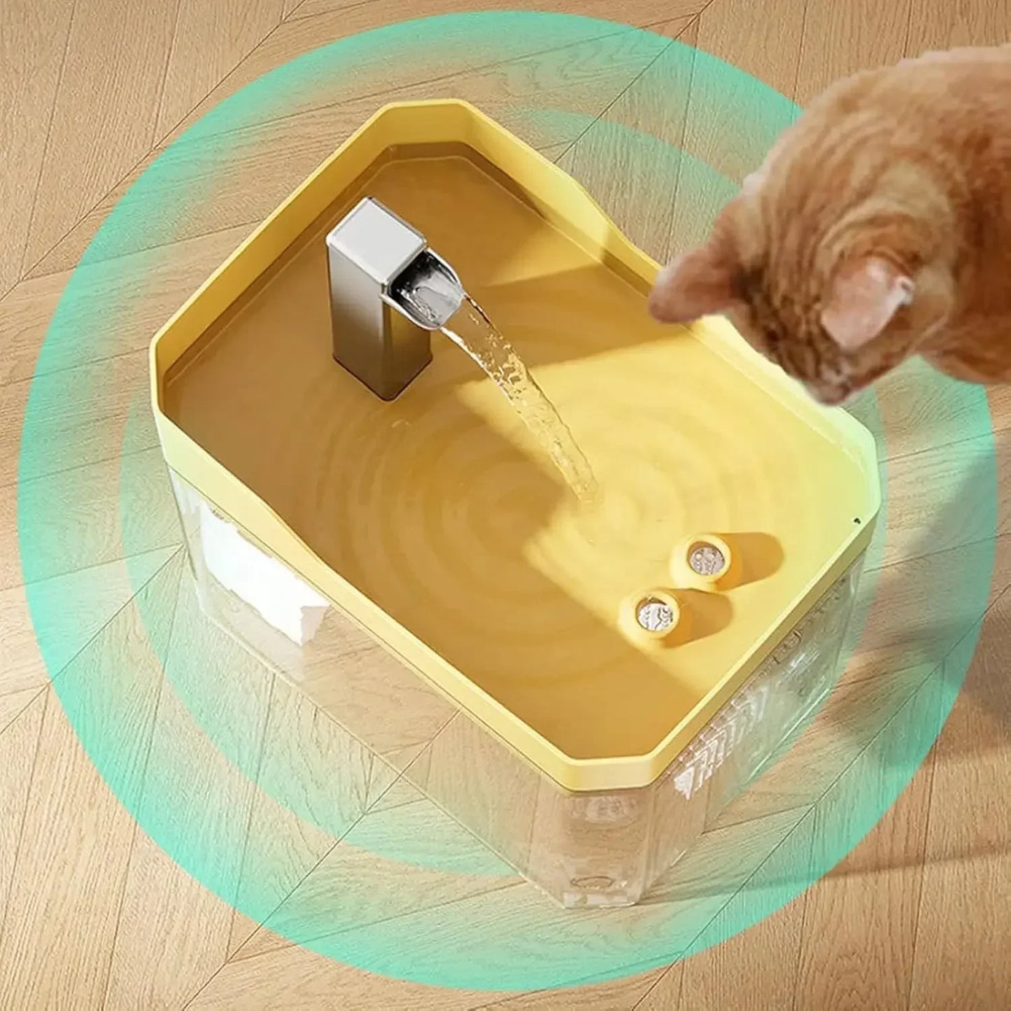 Automatic Cat Water Drinking Fountain Dispenser for Pet Water Fountain Filter Non-Slip Automatic Indoor Cat Water Bowl Anti-Slip