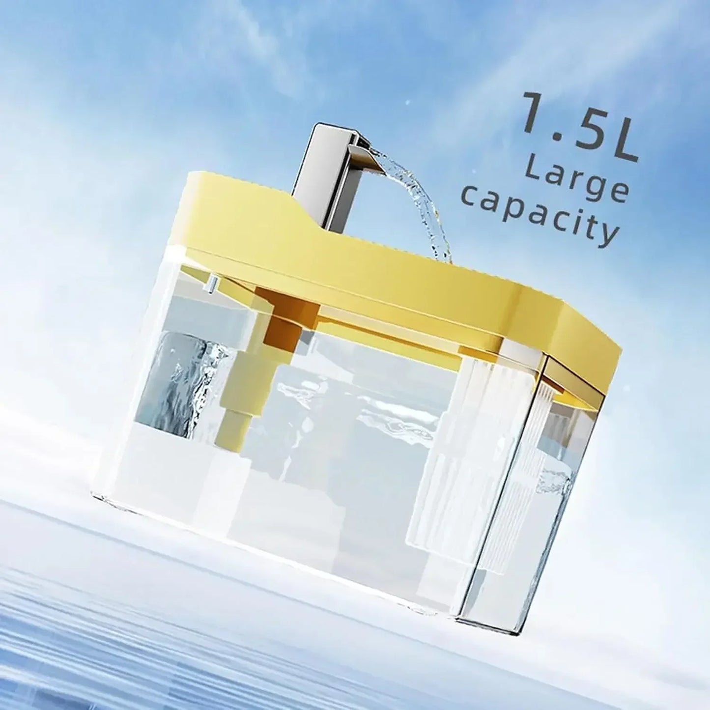 Automatic Cat Water Drinking Fountain Dispenser for Pet Water Fountain Filter Non-Slip Automatic Indoor Cat Water Bowl Anti-Slip